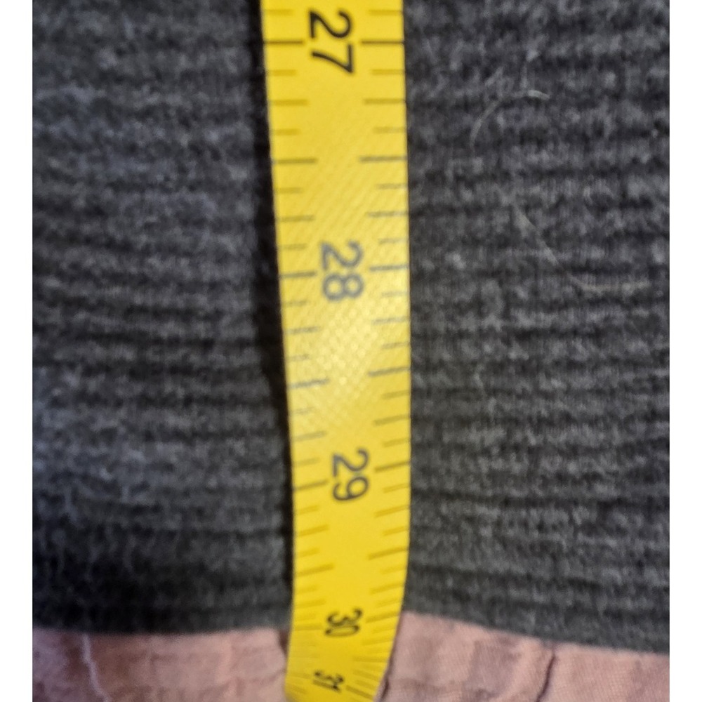 LL Bean Mens XXL Tall GrayLakewashed Double Knit Quarter Zip Pullover (521045) - Picture 5 of 6
